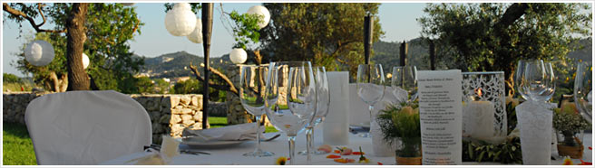 For special celebrations in Majorca - weddings, birthday parties, anniversaries and incentives